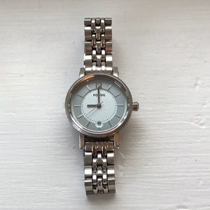 Women’s Fossil watch.